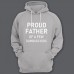 Толстовка с капюшоном для папы с надписью "Proud father of a few dumbass kids" ("Гордый отец нескольких засранцев")