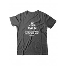 Прикольная футболка с принтом Keep calm and let heave equipment | Оригинальная и стильная футболка