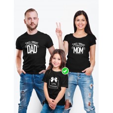 Футболки family look для всей семьи с принтом This is what awesome | Прикольные одинаковые семейные