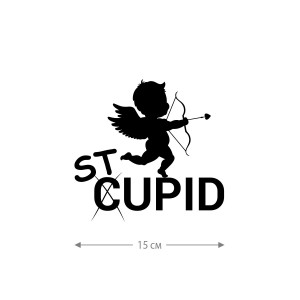 Наклейки на авто с принтом St-cupid | Стикеры для любых твердых поверхностей, для машин, стекол