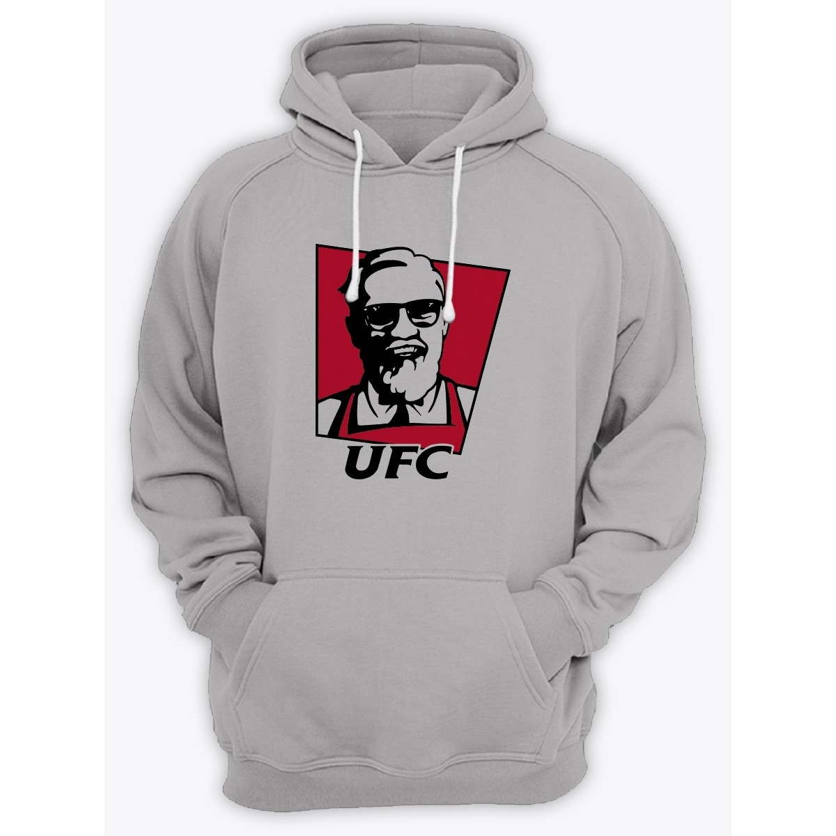 Худи женское с принтом для бойцов UFC