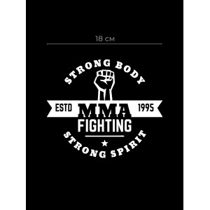 Наклейки на авто с принтом Strong body spirit | Стикеры для любых твердых поверхностей, стекол