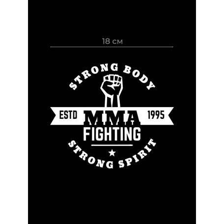 Наклейки на авто с принтом Strong body spirit | Стикеры для любых твердых поверхностей, стекол