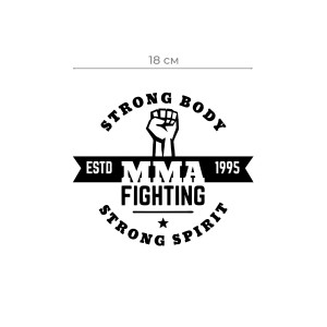 Наклейки на авто с принтом Strong body spirit | Стикеры для любых твердых поверхностей, стекол