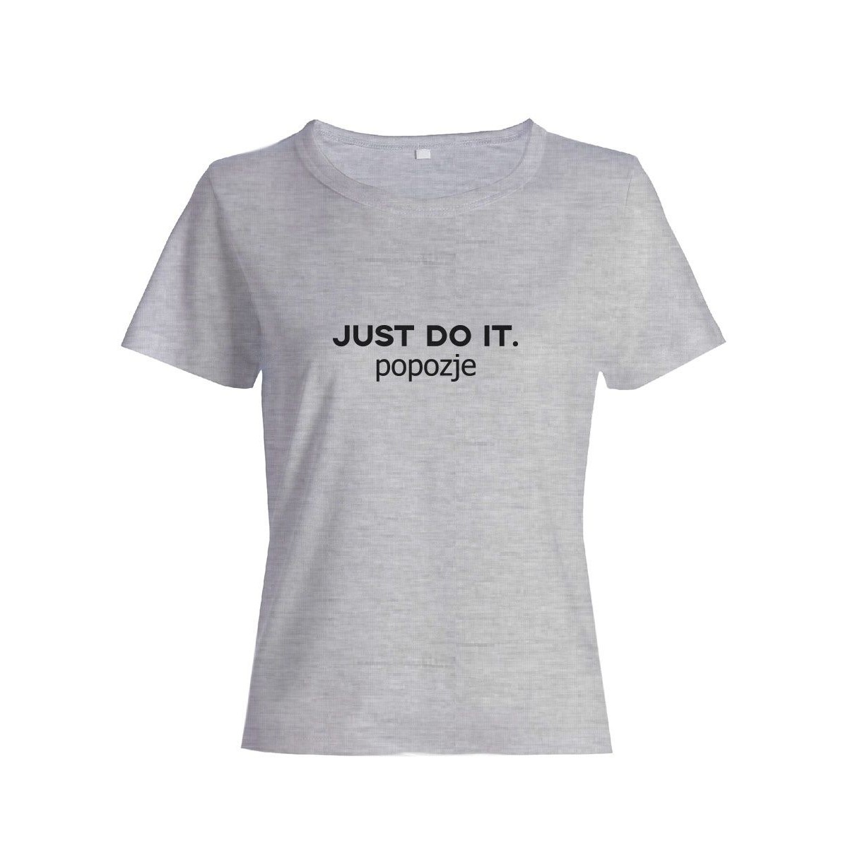 Прикольная футболка с принтом Just do it popozje | Смешная и оригинальная футболка