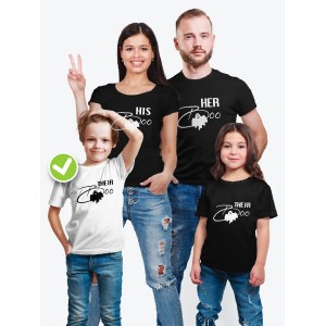 Футболки family look с принтом Boo family | Футболки в одном стиле