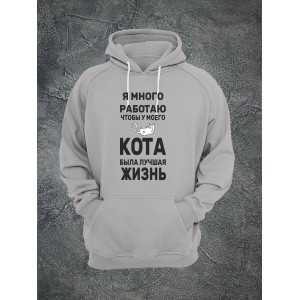 Толстовка унисекс с принтом с капюшоном