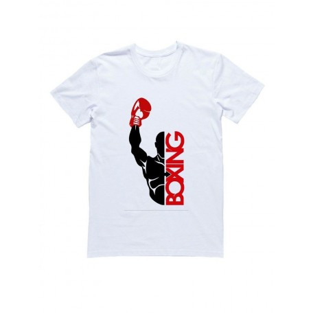 Прикольная, смешная мужская футболка с надписью "Boxing (4)"