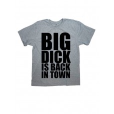 Футболка с прикольной надписью «Big dick»/Оригинальная, модная мужская с принтом.