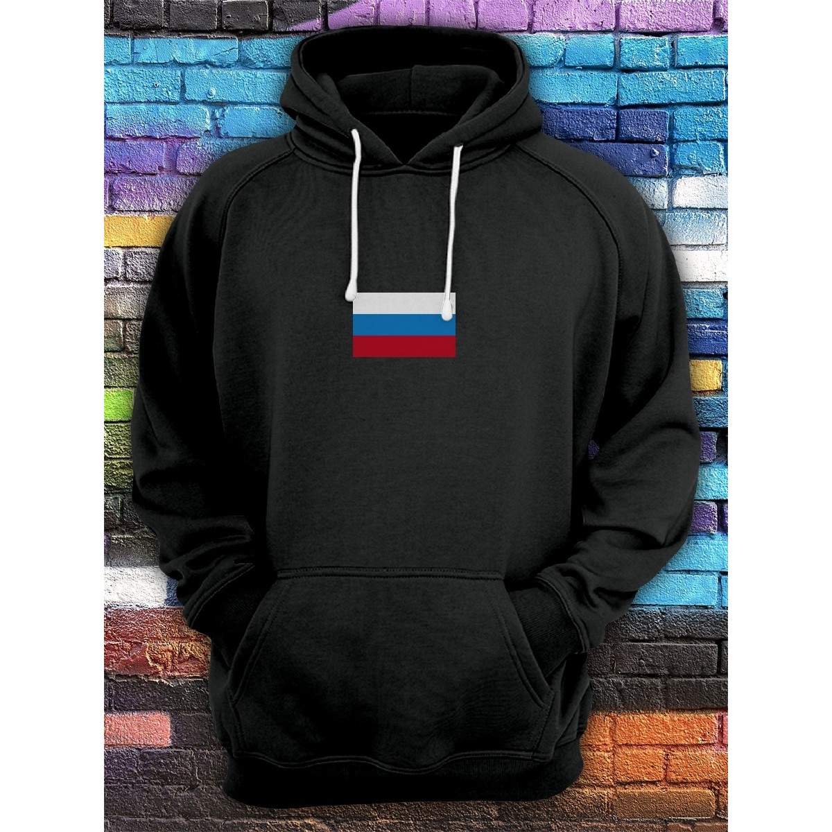 Толстовка женская черная с капюшоном