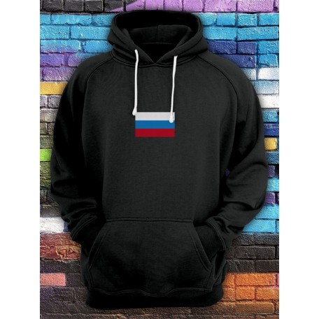 Толстовка женская черная с капюшоном