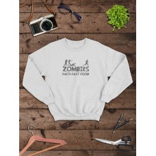 Свитшот женский с принтом унисекс толстовка оверсайз свитер