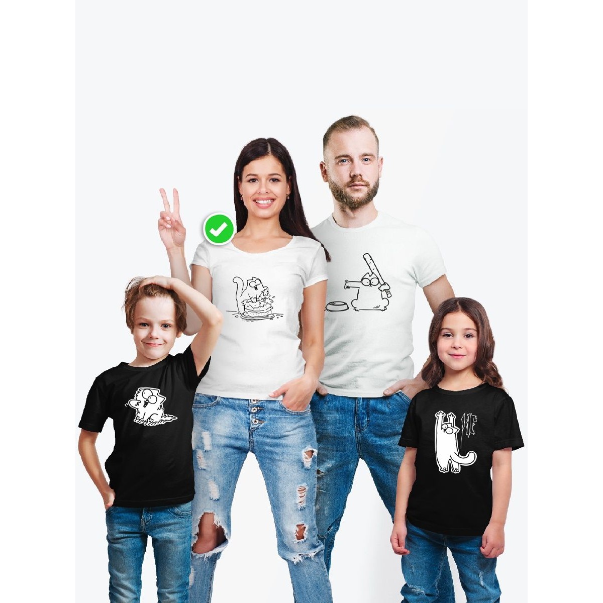 Футболки Фэмили Лук одежда Family Look