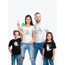 Футболки Фэмили Лук одежда Family Look