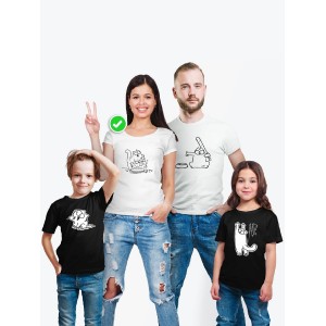 Футболки Фэмили Лук одежда Family Look