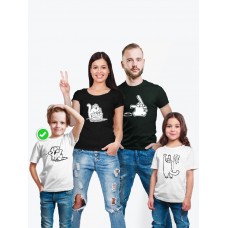 Футболки Фэмили Лук одежда Family Look