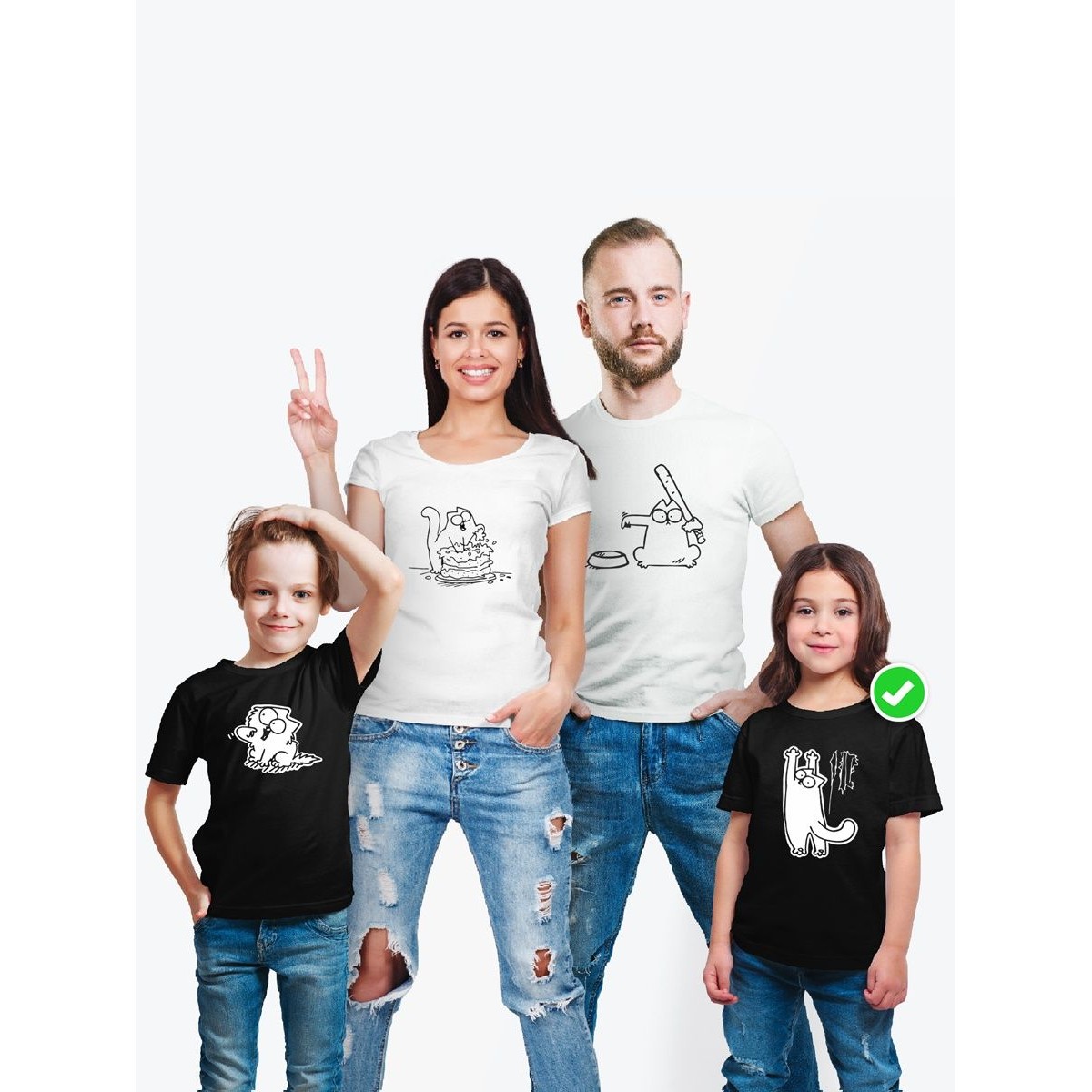 Футболки Фэмили Лук одежда Family Look