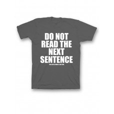 Футболка с прикольной надписью «Do not read»/Оригинальная, модная мужская с принтом.