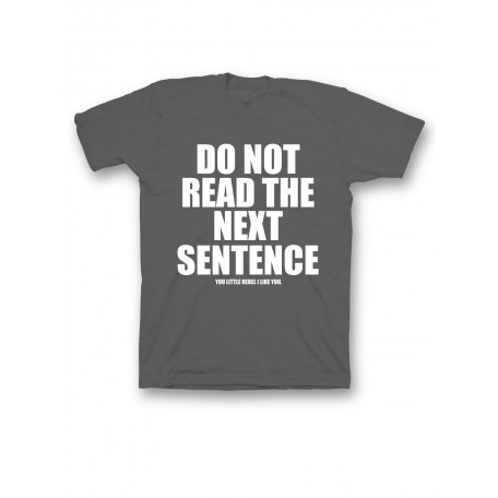Футболка с прикольной надписью «Do not read»/Оригинальная, модная мужская с принтом.