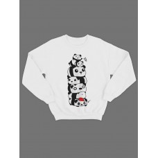 Свитшот мужской с принтом унисекс толстовка без капюшона