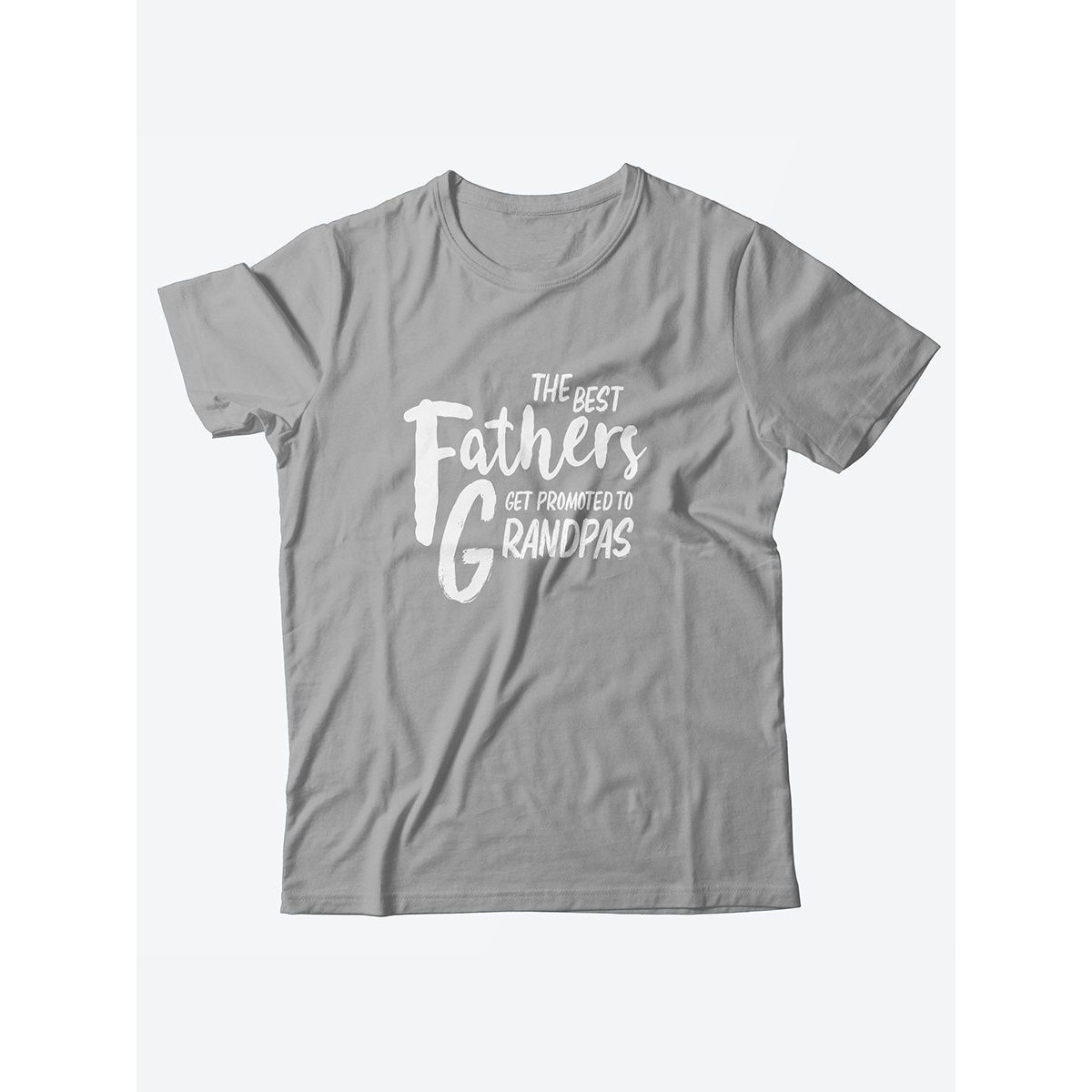 Футболка с прикольной надписью «The best fathers»/Оригинальная, модная мужская с принтом.