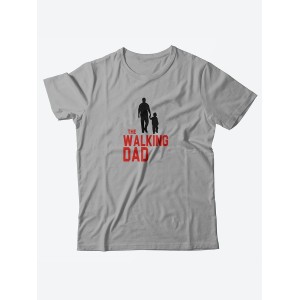 Стильная мужская футболка с надписью The walking dad / Подарок мужчине оригинальные футболки