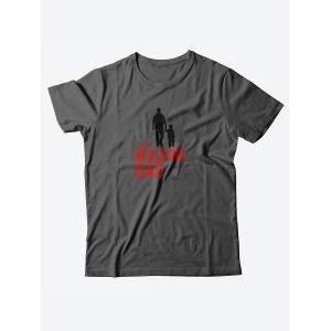 Стильная мужская футболка с надписью The walking dad / Подарок мужчине оригинальные футболки