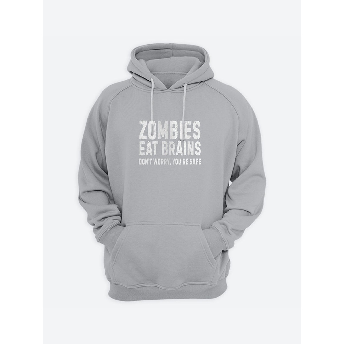 Мужская толстовка с капюшоном с принтом "Zombies"