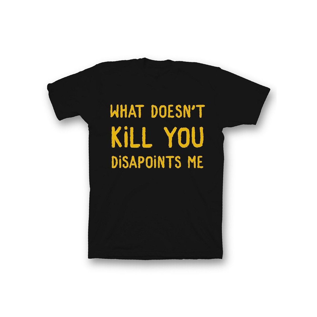 Мужская футболка с прикольным принтом "What doesnt kill you disappoints me"