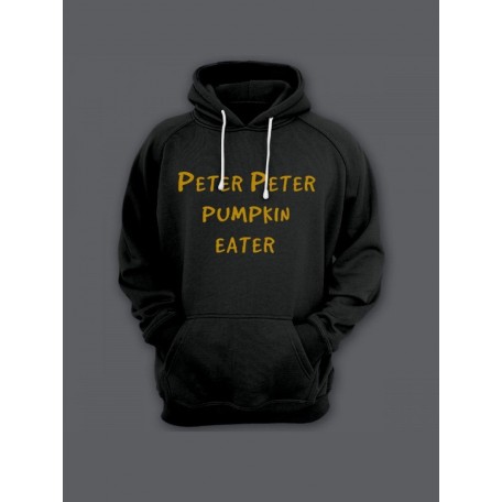 Прикольная мужская толстовка с капюшоном - худи с принтом "Peter Peter pumpkin eater"