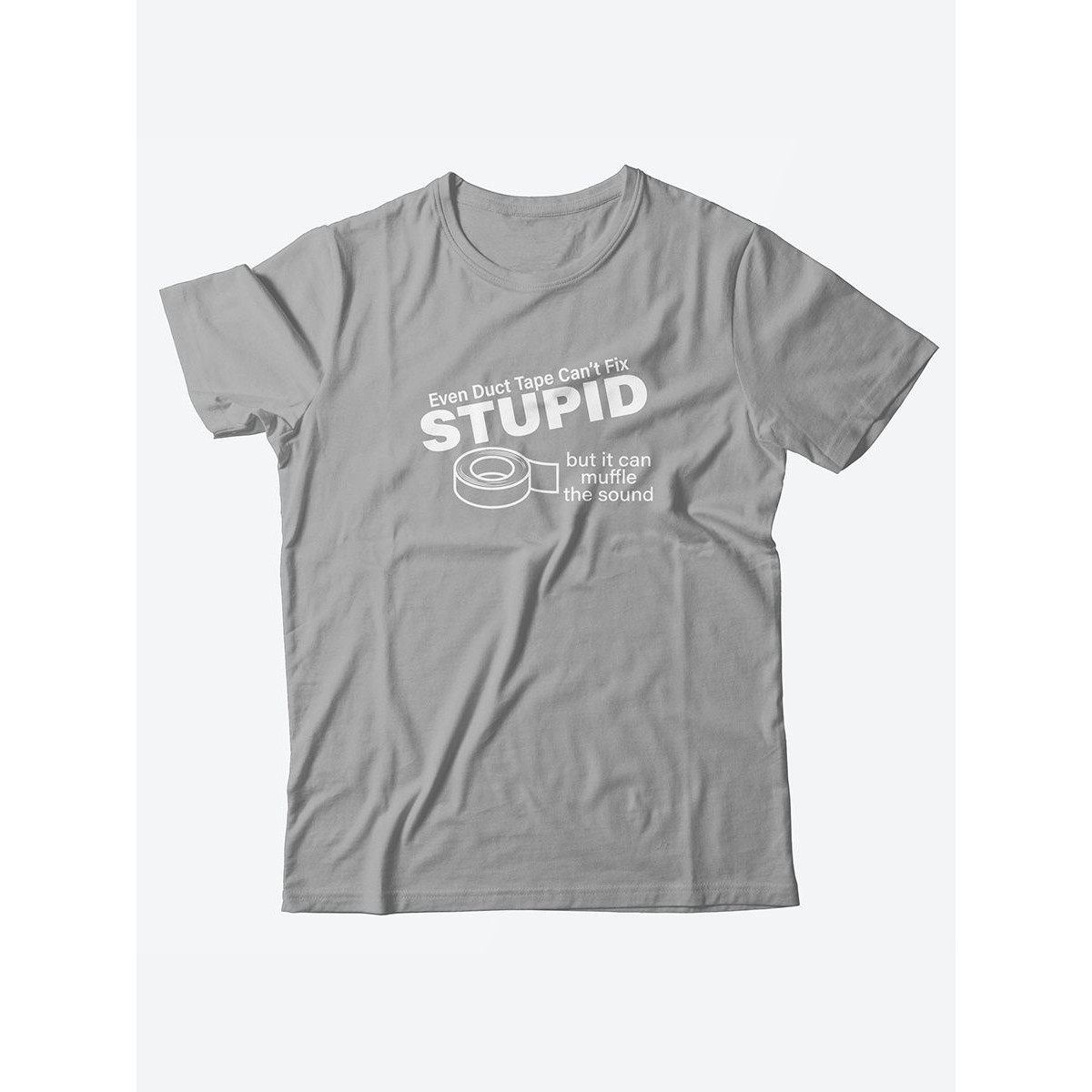 Футболка со своим принтом для настоящего мужчины/Мужской с надписью Stupid