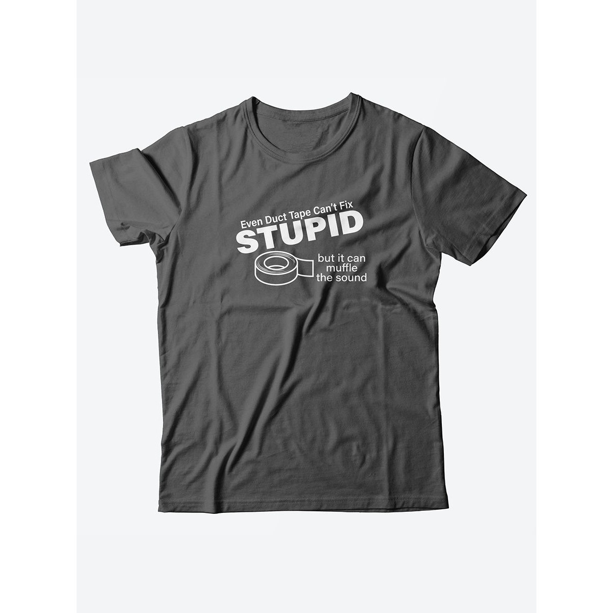 Футболка со своим принтом для настоящего мужчины/Мужской с надписью Stupid