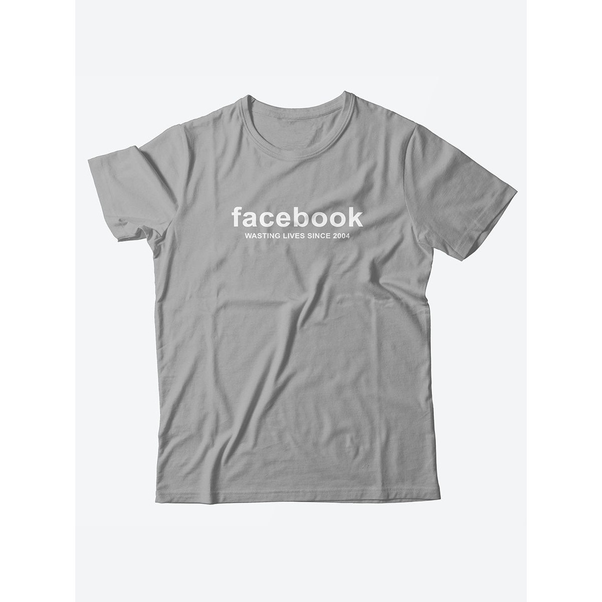 Футболка со своим принтом для настоящего мужчины/Мужской с надписью Facebook
