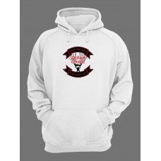 Худи унисекс с капюшоном оверсайз принт