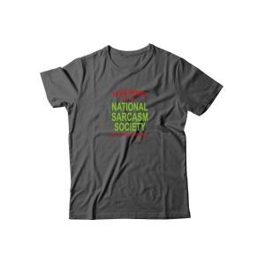 Футболка для мужчины с оригинальной надписью "Nation sarcasm society"/Прикольная