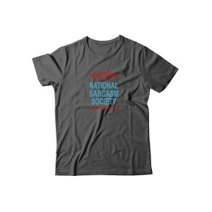 Футболка для мужчины с оригинальной надписью "Nation sarcasm society"/Прикольная