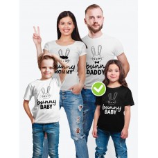 Парные футболки для всей семьи "Bunny family"