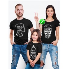 Футболка из комплекта Family Look Need more beer кружка | Футболки Фэмили Лук для всей семьи