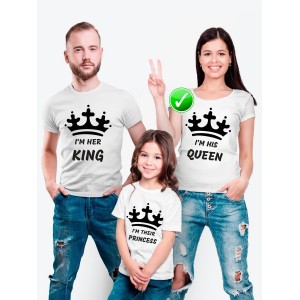 Футболки Family Look для всей семьи Prince | Футболки Фэмили Лук