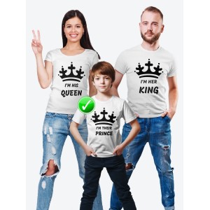 Футболки Family Look для всей семьи Prince | Футболки Фэмили Лук