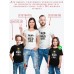 Футболки Family Look для всей семьи в одном стиле с принтом Of the wild one