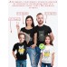 Футболки Family Look для всей семьи в одном стиле с принтом Kitties family