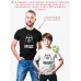 Футболки family look для всей семьи с принтом Who is your | Прикольные одинаковые семейные футболки