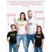 Футболки family look для всей семьи с принтом We are happy family | Прикольные одинаковые семейные