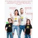Футболки family look для всей семьи с принтом Царская семья | Прикольные одинаковые семейные