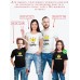 Футболки family look для всей семьи с принтом Царская семья | Прикольные одинаковые семейные