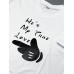 Парная футболка для двоих с принтом "She's & He's my true love (Она Он моя настоящая любовь)"