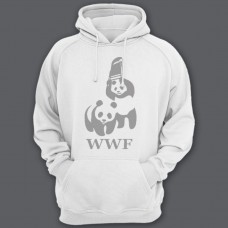 Прикольные толстовки с капюшоном с пародией на логотип "WWF"