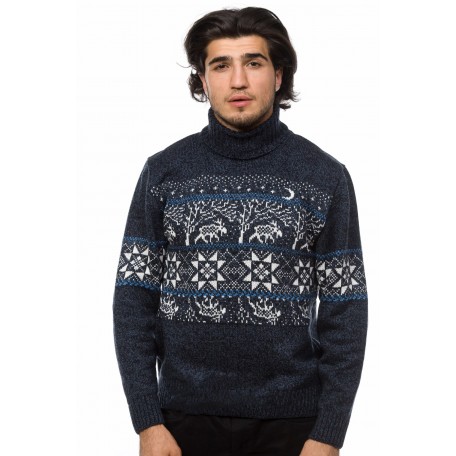 Мужской вязаный свитер Т0506