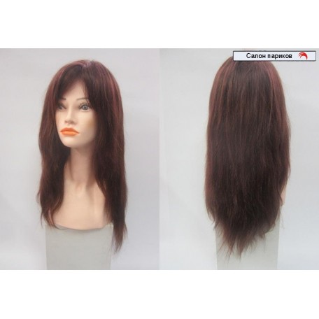 купить парик из натуральных волос 100133 Mono (цвет волос &quot;красное дерево&quot;)